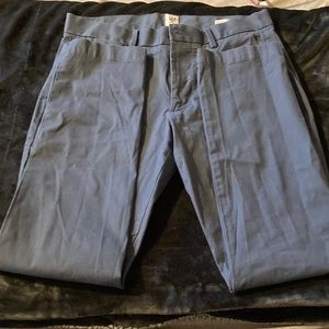 Boys pants.  Steel blue in colour.  Mens size 30.  30 inches long.